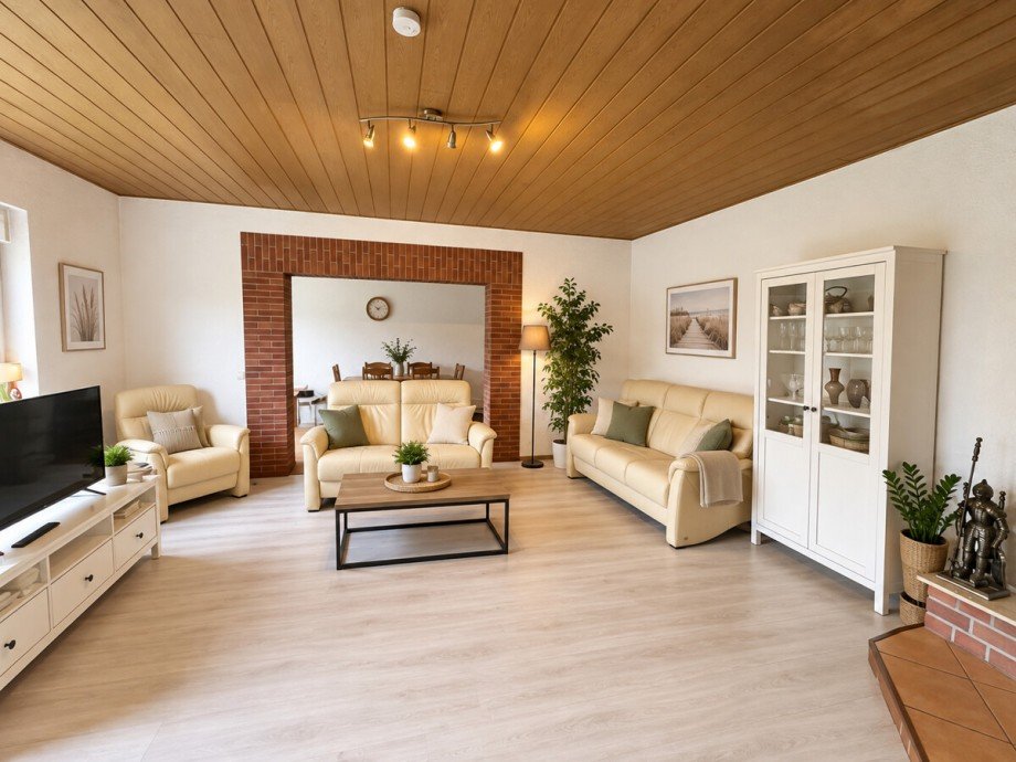 Wohnzimmer Einfamilienhaus Nadrensee