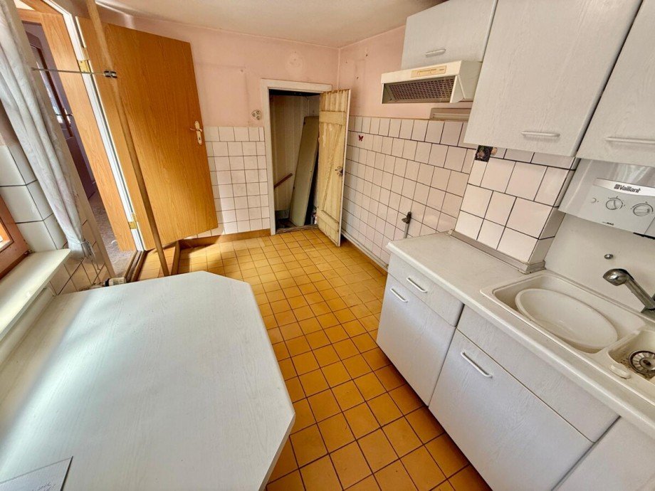 K�chenbereich Zugang Keller Doppelhaush�lfte Neubrandenburg