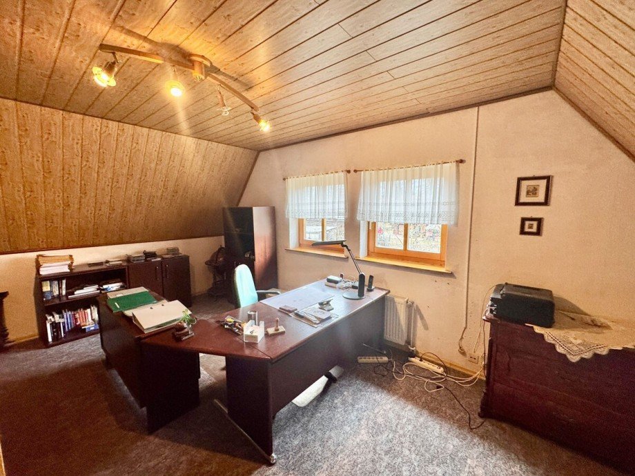 Arbeitszimmer Dachgeschoss Einfamilienhaus Alt Rehse