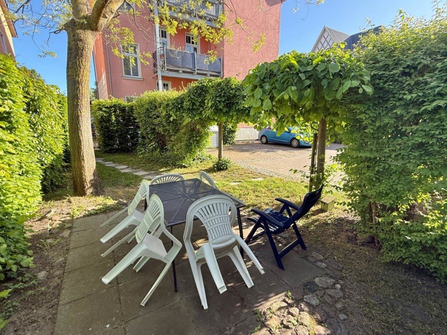 Sitzecke Erdgeschosswohnung Neubrandenburg