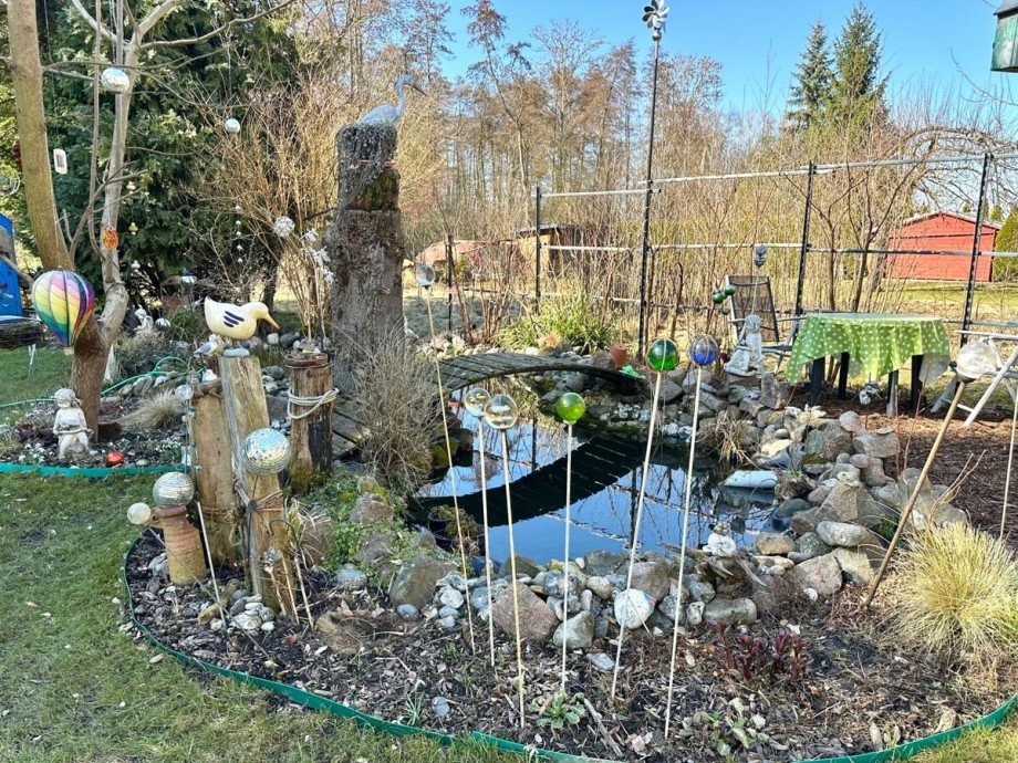 Gartenteich Reihenmittelhaus Uckerland / Wilsickow