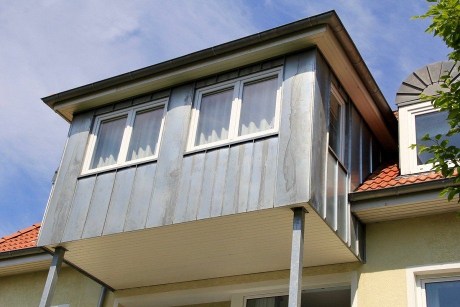 �berbauter ehemaliger Balkon Maisonettewohnung Koserow