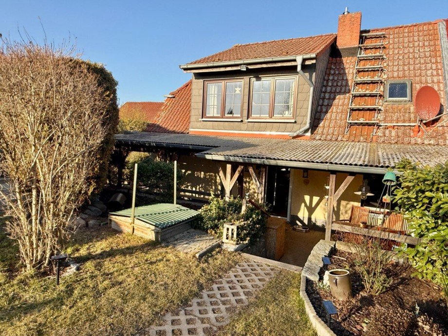 R�ckseite Doppelhaush�lfte Bassow