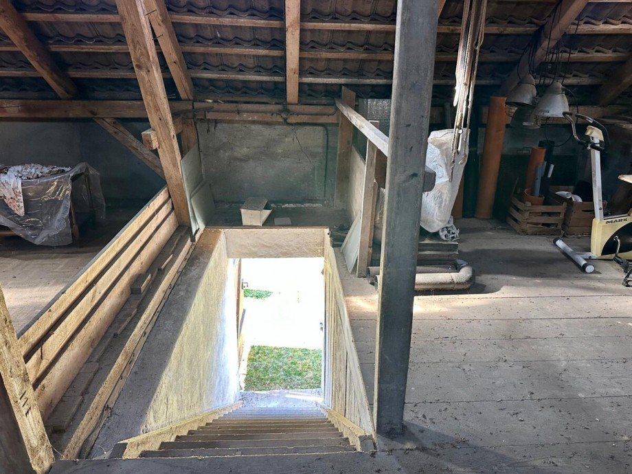 Zugang zum Dachboden Landhaus Uckerland / Milow