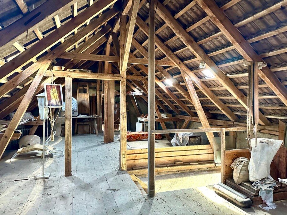 Dachboden Nebengeb�ude Landhaus Uckerland / Milow