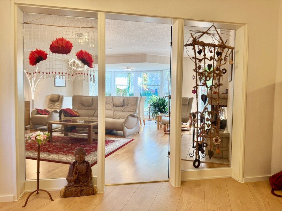 Blick zum Wohnzimmer Haus Neubrandenburg