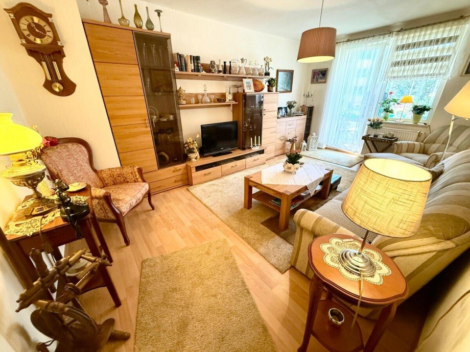 Wohnzimmer Erdgeschosswohnung Neubrandenburg