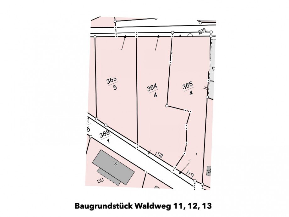 Lageplan Wohngrundst�ck Eggesin