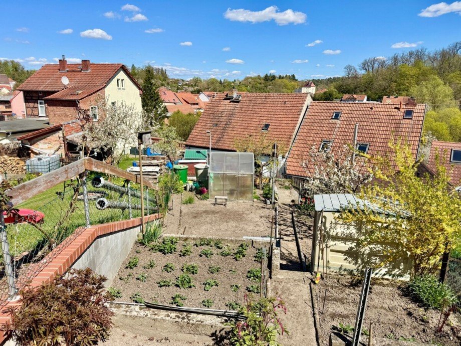 Blick auf das Grundst�ck Einfamilienhaus Burg Stargard