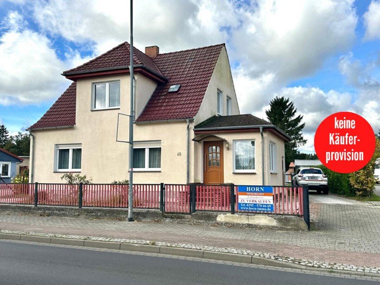 Hausansicht Eggesin Einfamilienhaus HORN IMMOBILIEN ++ VERKAUFT! gem�tliches Einfamilienhaus in Eggesin