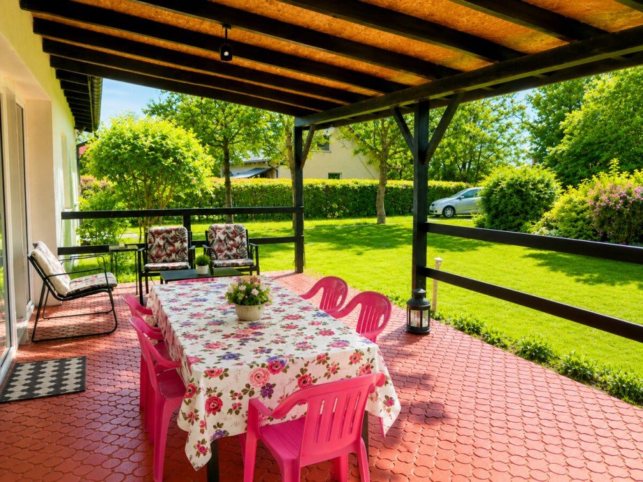 Vordere Terrasse Bungalow Trzcinsko Zdroj