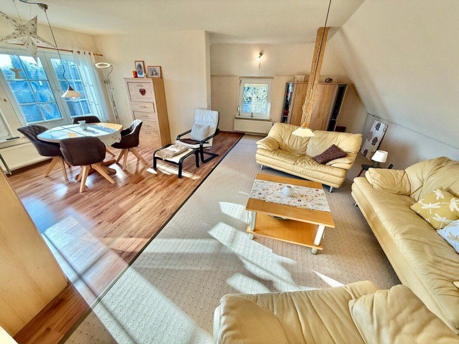 Wohnzimmer Doppelhaush�lfte Bassow